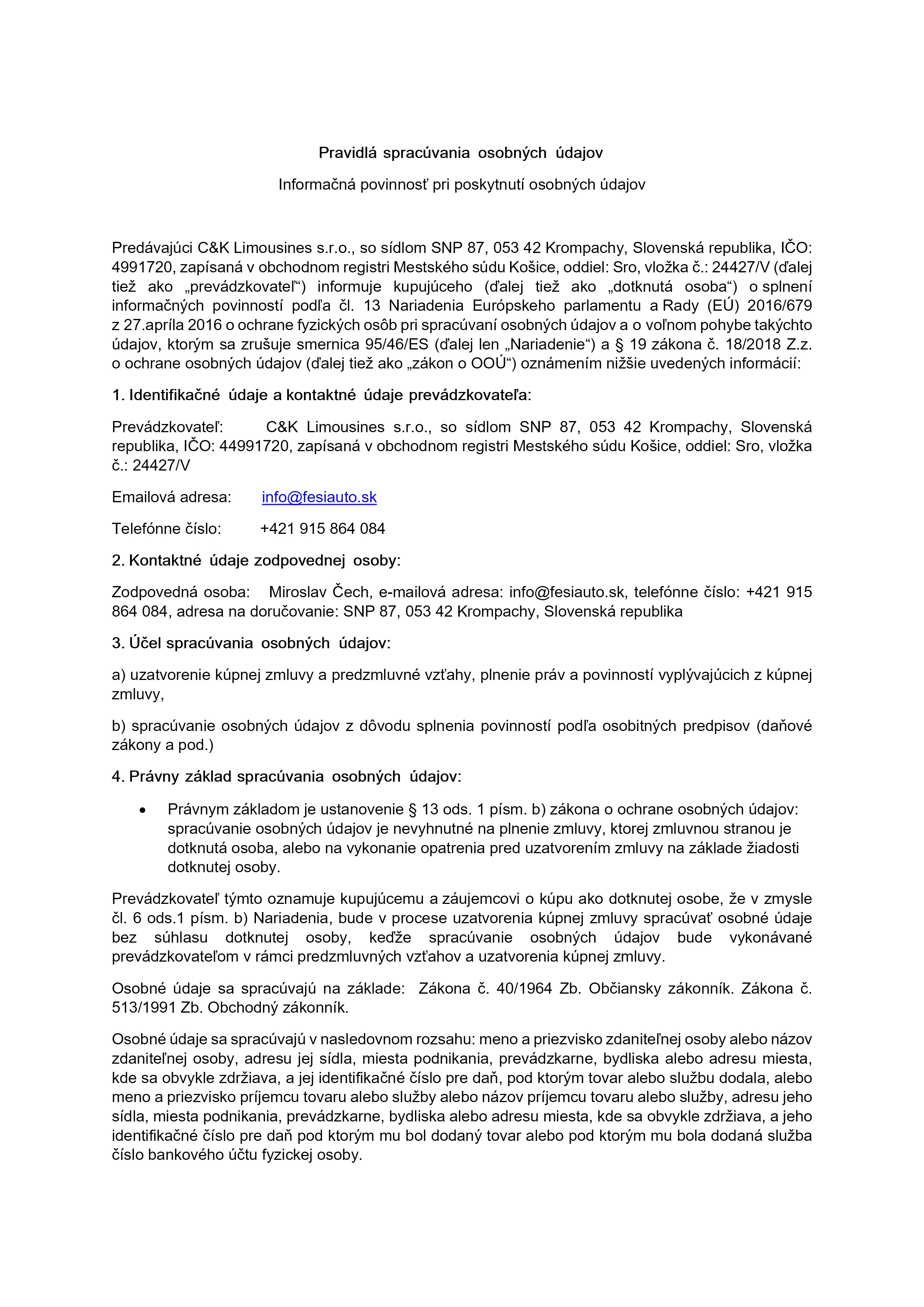 Pravidlá spracovania osobných údajov www.fesiauto.sk e-shop (1)